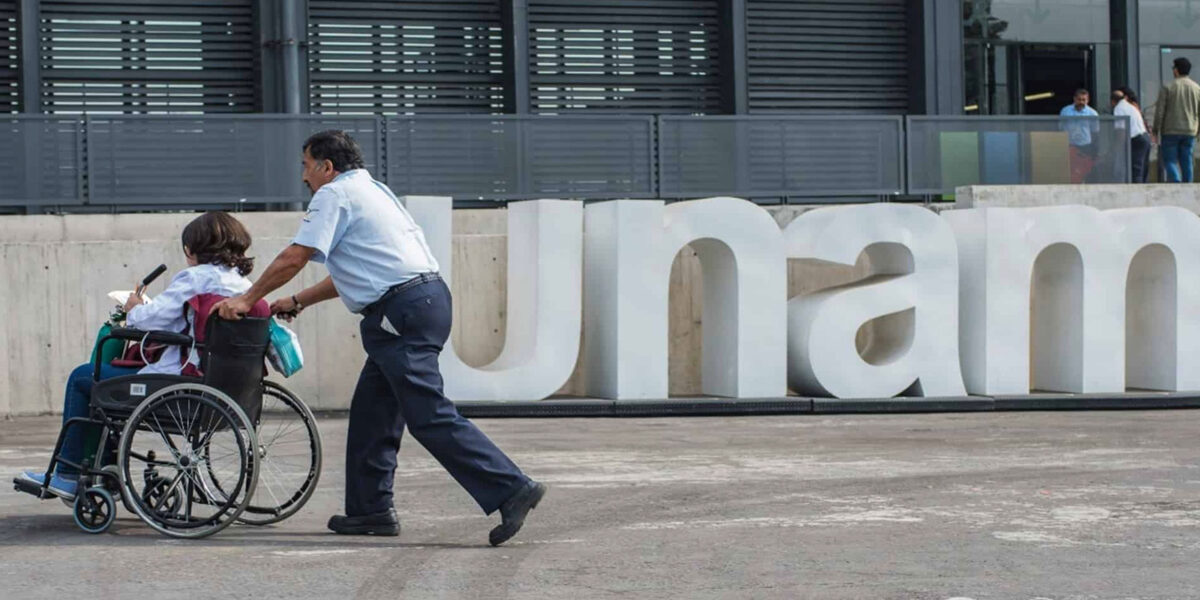Personas con discapacidad en la UNAM