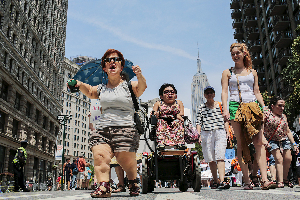 Primer marcha del orgullo de personas con Discapacidad.