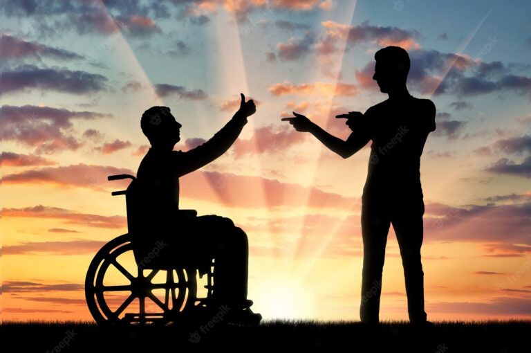 Persona Feliz con Discapacidad